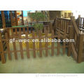 Eco wood plastic composite wpc fencing